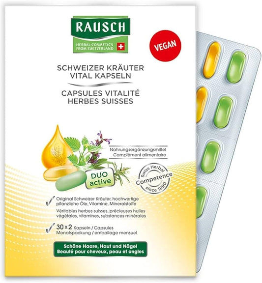 Rausch Swiss Herbal Vitality Capsules